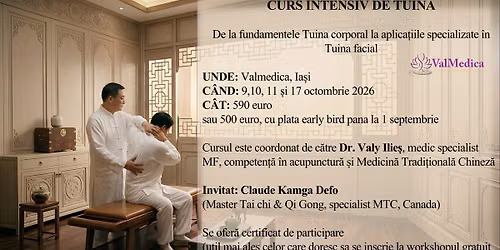 CURS INTENSIV DE TUINA