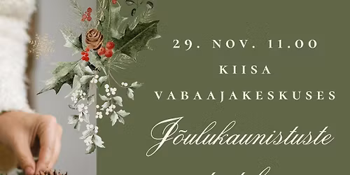 Jõulukaunistuste töötuba