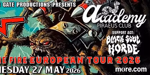 Raven - Black Soul Horde , 27 \u039c\u03b1\u03ca\u03bf\u03c5 2026 Piraeus Academy
