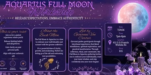Aquarius Full Moon Workshop