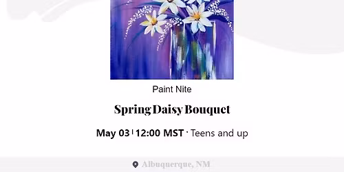 Paint Nite: Spring Daisy Bouquet