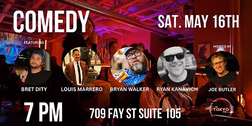 Live Comedy at The Tokyo Club - Columbia's Funniest Showcase!