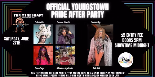 Mineshaft - Youngstown Pride After Party - Saturday June 27