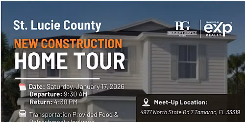 St. Lucie County New Construction Home Tour Experience
