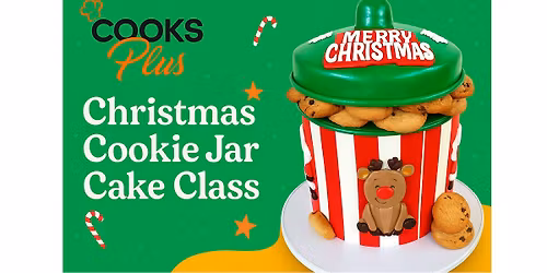 Christmas Cookie Jar Cake Class