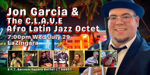 Jon Garcia & CLAVE Afro-Rican Jazz Ensemble On The Patio... Everyone Salsa!