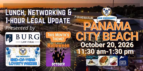CAM U PCB Free Lunch and Legal Update at The Grand Marlin