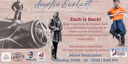 Amelia Earhart Mural