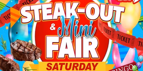 Sacred Heart Steak Out and Mini Fair