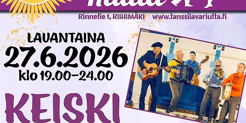Riutan Lauantaitanssit! KEISKI & ENO