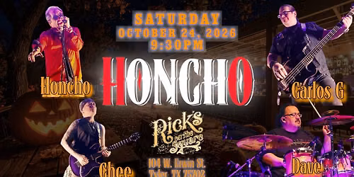 HONCHO The Band at Rick\u2019s on the Square in Tyler, TX | Halloween Pre-Party