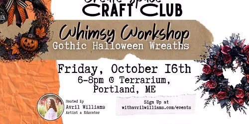 Whimsy Workshop: Gothic Halloween Wreaths