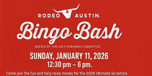 2026 Calf Scramble Bingo Bash