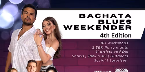 \ud83e\ude75Bachata Blues Weekender 2026\ud83e\ude75