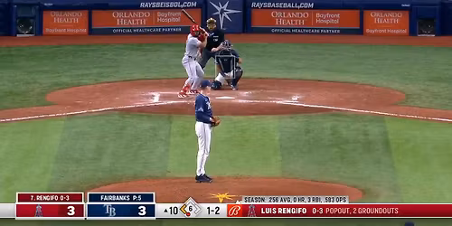 Parking Tampa Bay Rays at Los Angeles Angels