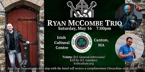 Ryan McCombe Trio LIVE at the ICC