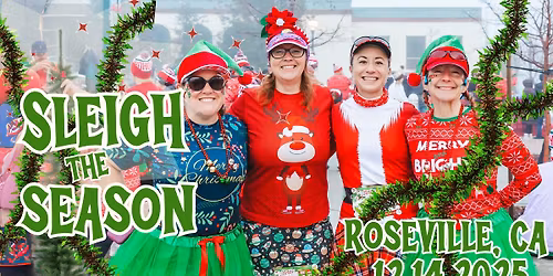 Santa Hustle Roseville Half Marathon, 5K, 10K, Kids Dash