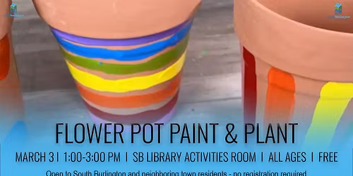 Flower Pot Paint & Plant