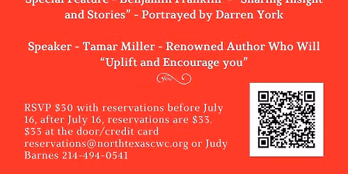 North Texas Christian Women's Connection Event - July 21