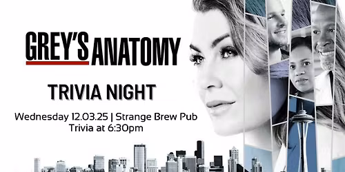 Grey\u2019s Anatomy Trivia Night