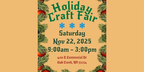 Centennial Craft Fair and Bake Sale