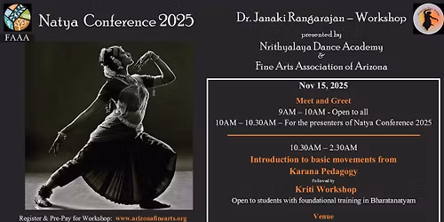 Natya Workshop - Dr. Janaki Rangarajan