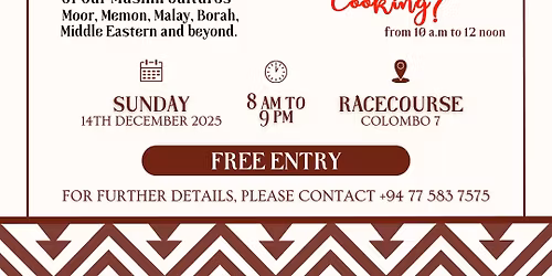 Muslim Cultural Culinary Fest at Racecourse