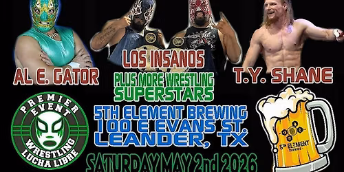 Live Wrestling Lucha Libre Style in Leander