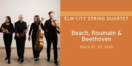 The ECSQ Plays Beach, Roumain & Beethoven (Saint John)