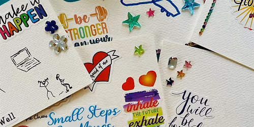 Postcards to Your Future Self | Creative Art Social at Pilates Bodies
