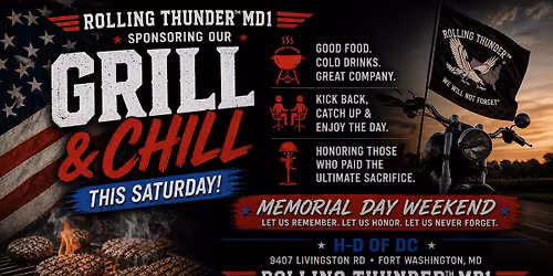 Grill & Chill with Rolling Thunder