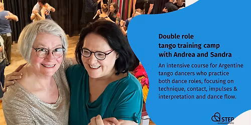 Double role tango training camp with Andrea and Sandra
