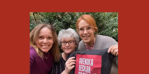 Lives\u00e4ndning med publik tillsammans med Svenska Deckarakademin!