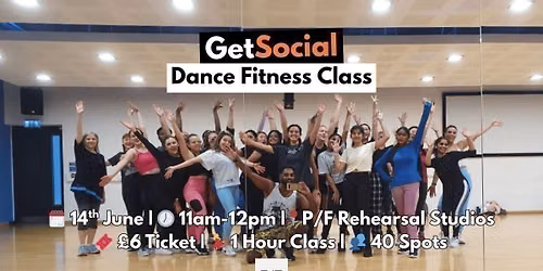 GetSocial Dance Fitness Class | Meet New People &amp; Make Friends (20s\u201340s) \ud83d\udc83