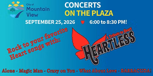 Heartless (Heart Tribute) at Mountain View Concerts on the Plaza!