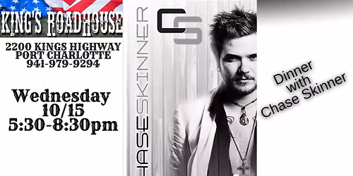 Dinner with recording artist Chase Skinner!!