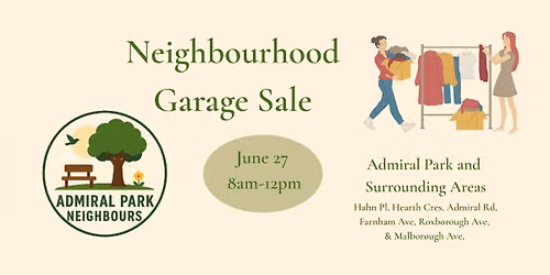 Admiral Park Neighbourhood Garage Sale