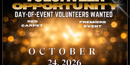 Volunteers Needed for Movies Premiere