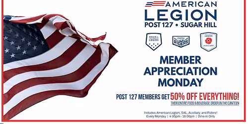 127 Member Appreciation Monday