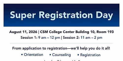 CSM Registration Day