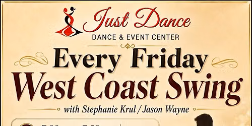 Every Friday-West Coast Swing 