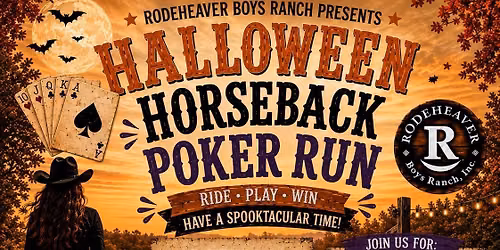 Halloween Horseback Poker Run at the Ranch!\ud83d\udc34\ud83c\udf83