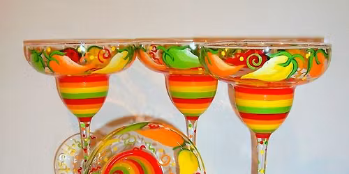 Cape Coral Paint and Sip \u2013 Margarita Glasses