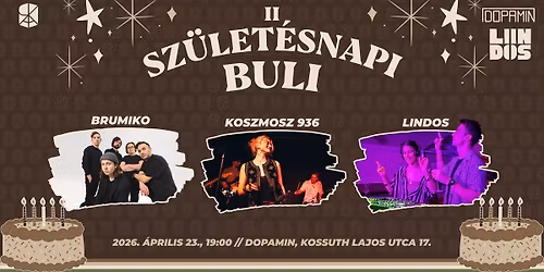 Karitat\u00edva. \/\/ II. sz\u00fclet\u00e9snapi buli a Dopaminban.