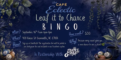 Leaf it to Chance BINGO