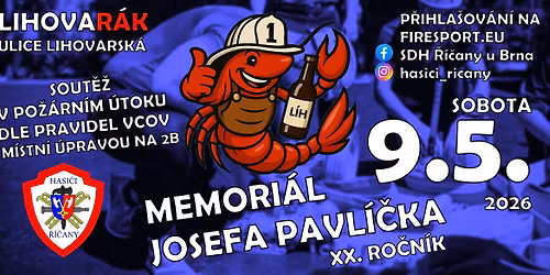 MEMORI\u00c1L JOSEFA PAVL\u00cd\u010cKA 2026 - **. RO\u010cN\u00cdK