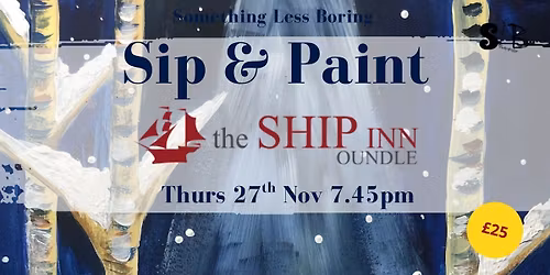 Sip & Paint - Fox & Snowflake