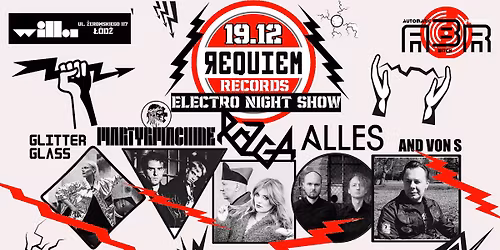 ELECTRO NIGHT SHOW VOL.1 Martyrmachine \/ R\u00f3zga \/ Alles \/ +djs