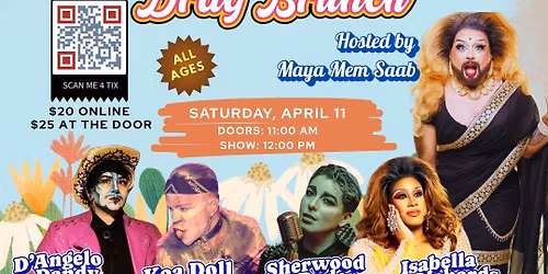 April 11: Maya Bazaar | Bollywood infused drag brunch