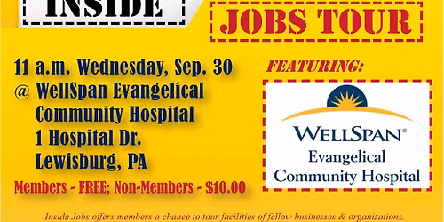 Inside Jobs Tour @ WellSpan Evangelical Community Hospital